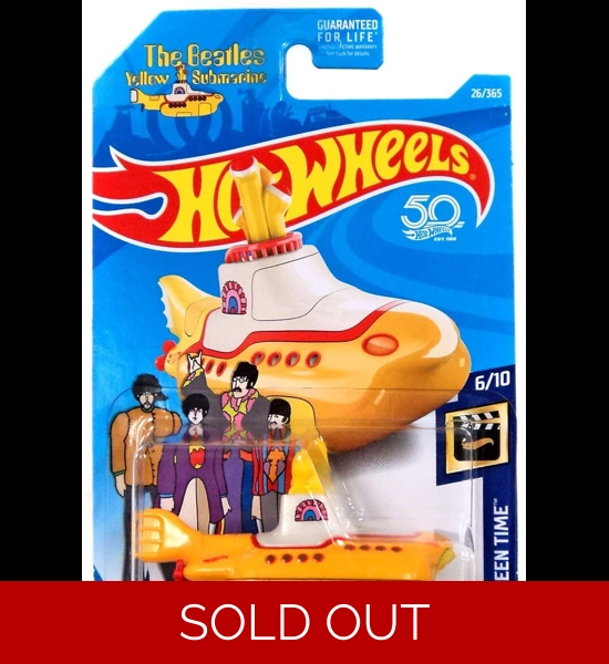 Hot Wheels The Beatles Yellow Submarine